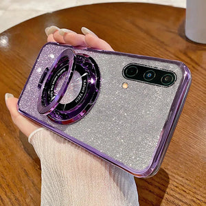 Glitter Ring Grip Transparent Case - OnePlus