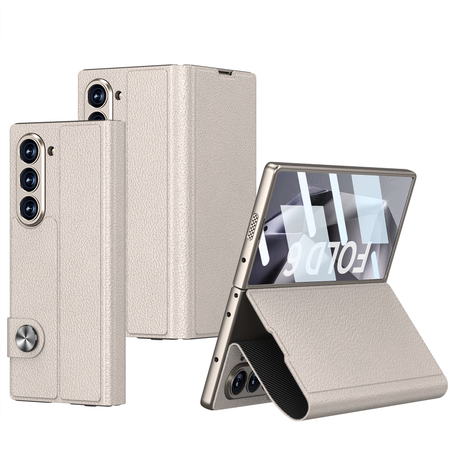 Galaxy Z Fold6 Rich Luxe Corporate Leather Case