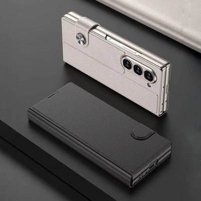 Galaxy Z Fold6 Rich Luxe Corporate Leather Case