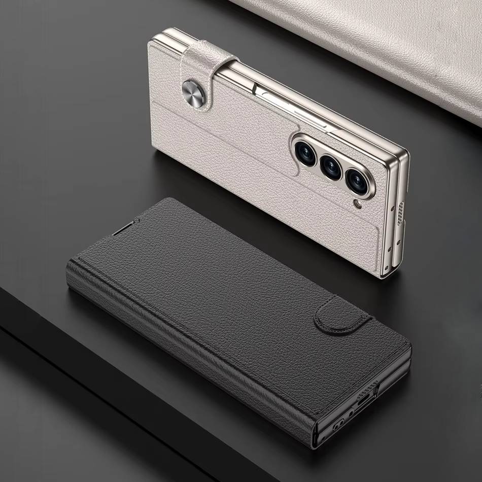 Galaxy Z Fold6 Rich Luxe Corporate Leather Case