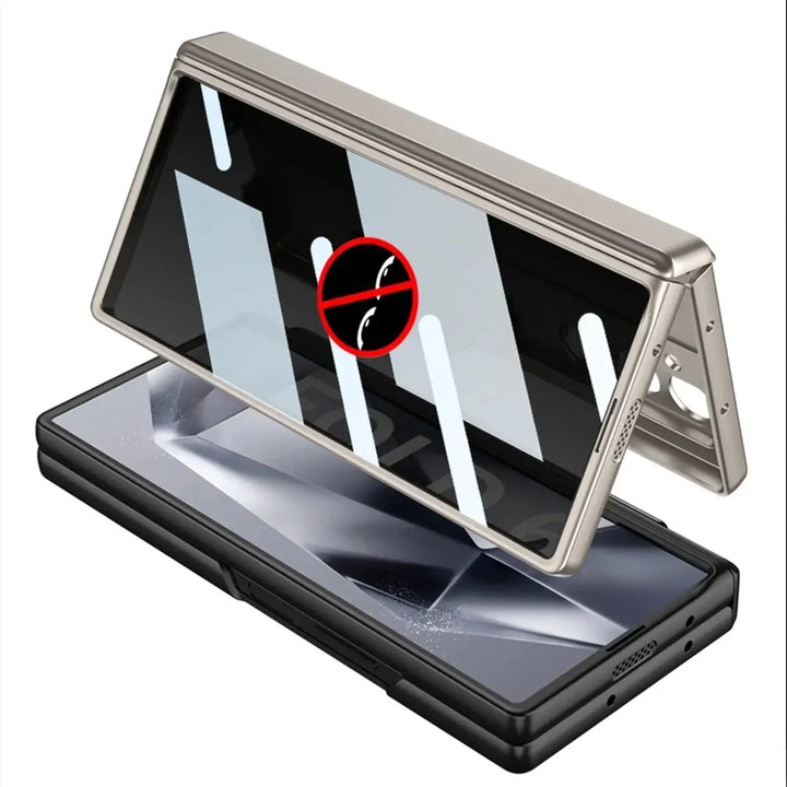 Galaxy Z Fold6 Ultimate Armor Privacy Screen Case [ Anti- Spy Glass]