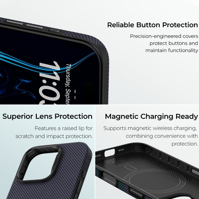 BENKS Bold Aurora Carbon Fiber Case - iPhone