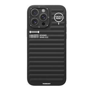 YOUNGKIT Ribbed Luggage Inspired Armor Case - iPhone