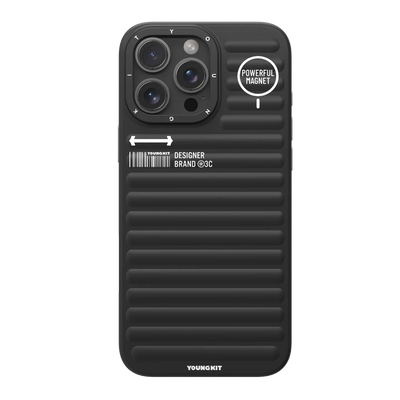 YOUNGKIT Ribbed Luggage Inspired Armor Case - iPhone
