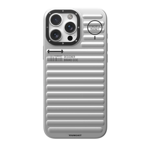 YOUNGKIT Ribbed Luggage Inspired Armor Case - iPhone