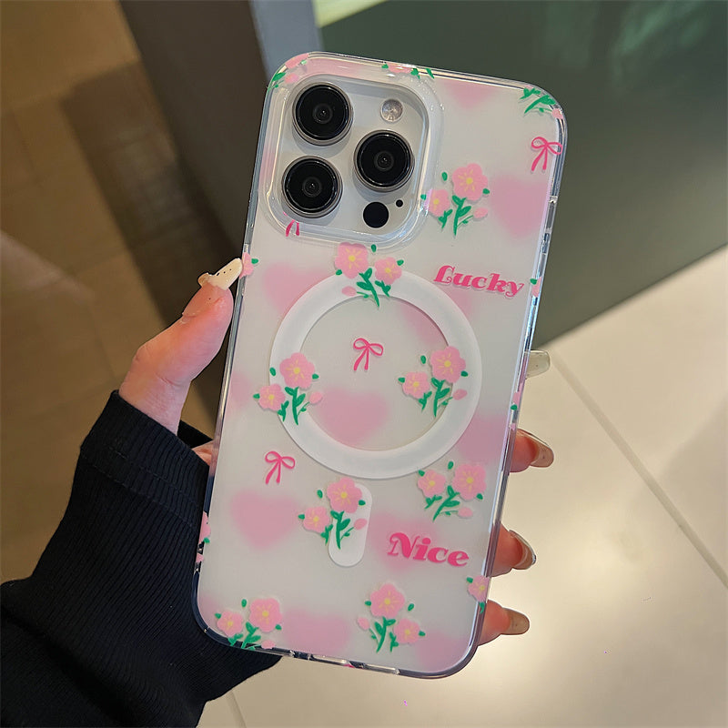 Lucky Nice Floral Heart Case