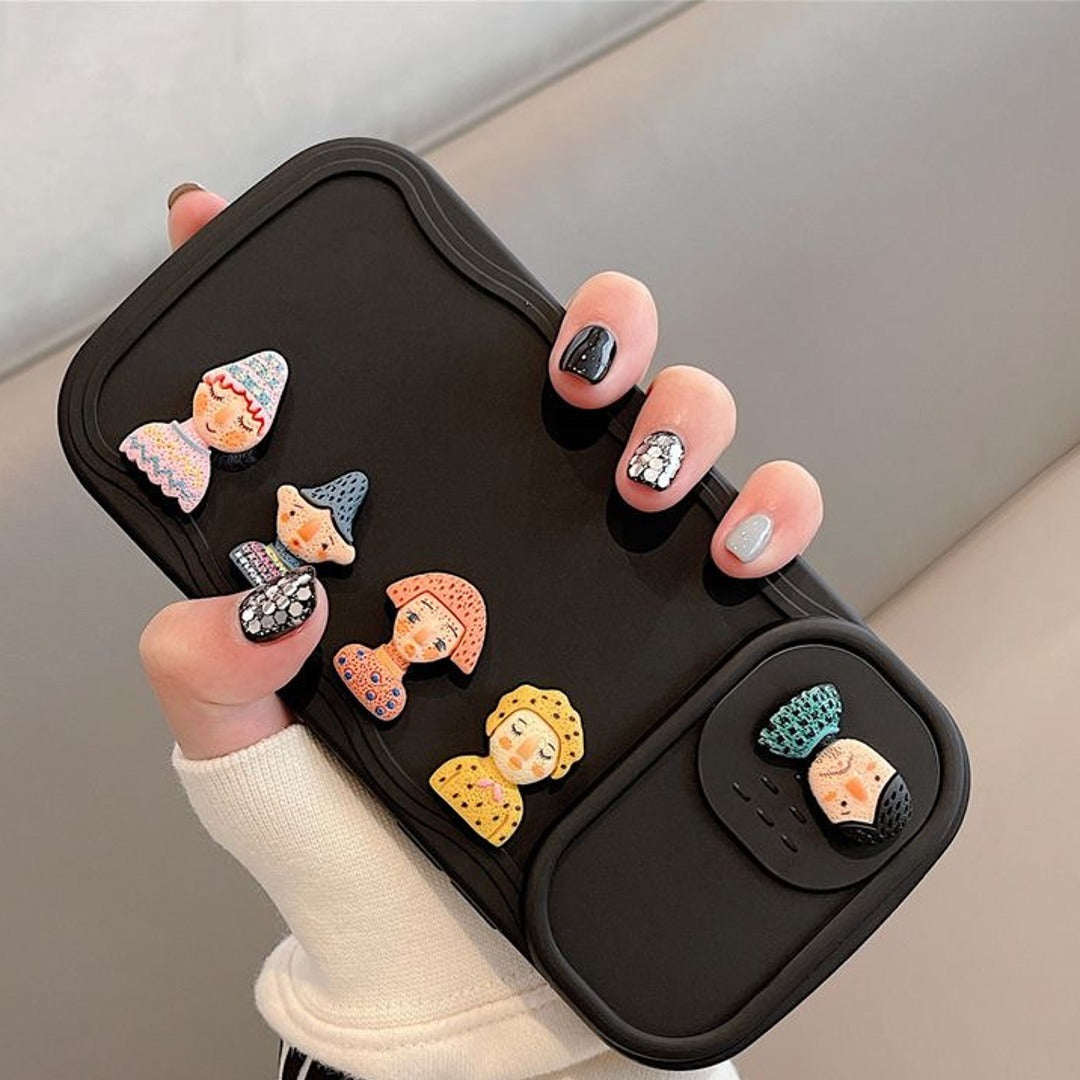 Creative Quirky Faces Cartoon Case