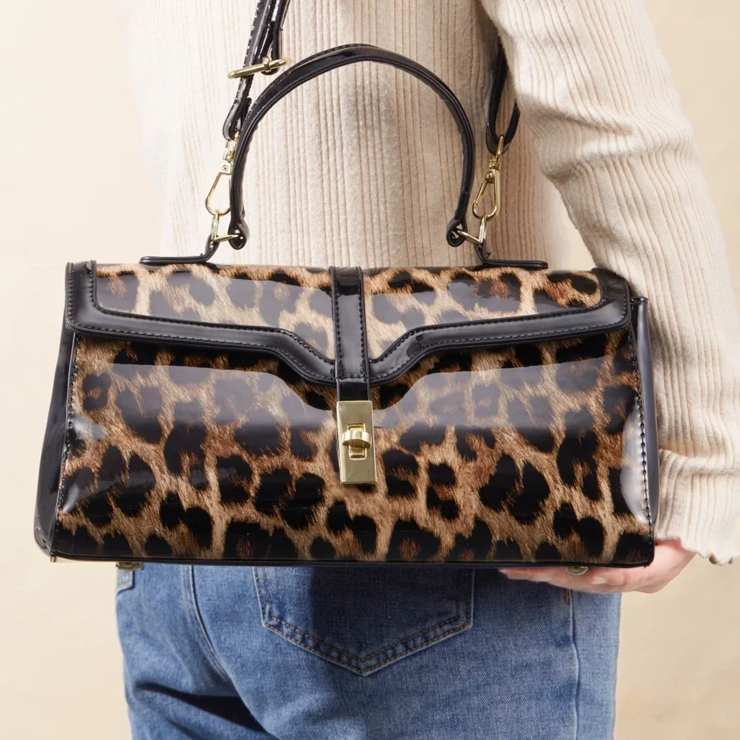 Leopard Printed Totes Classic Handbag