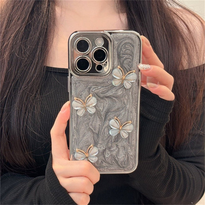 Artistic 3D Butterfly Ash Texture Case