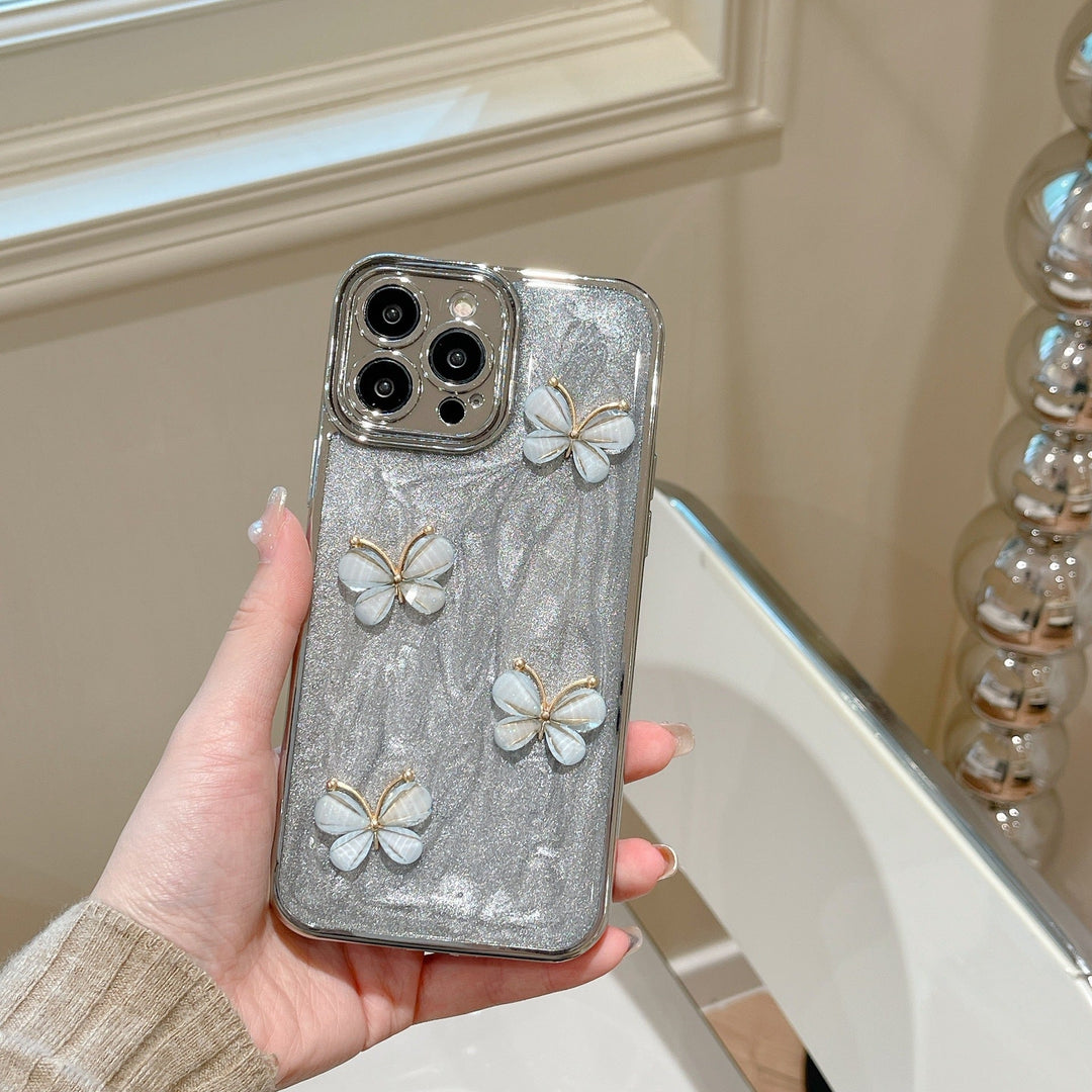 Artistic 3D Butterfly Ash Texture Case