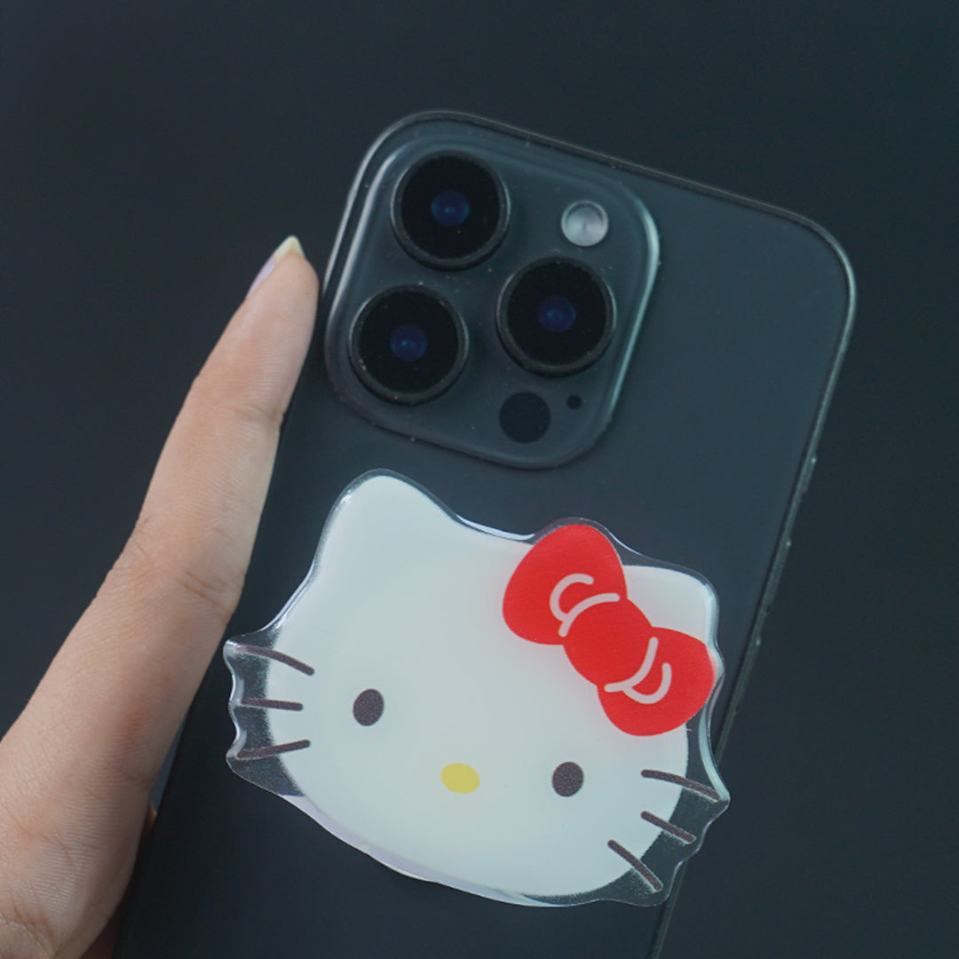 Adorable Kitty Face Phone Gripper