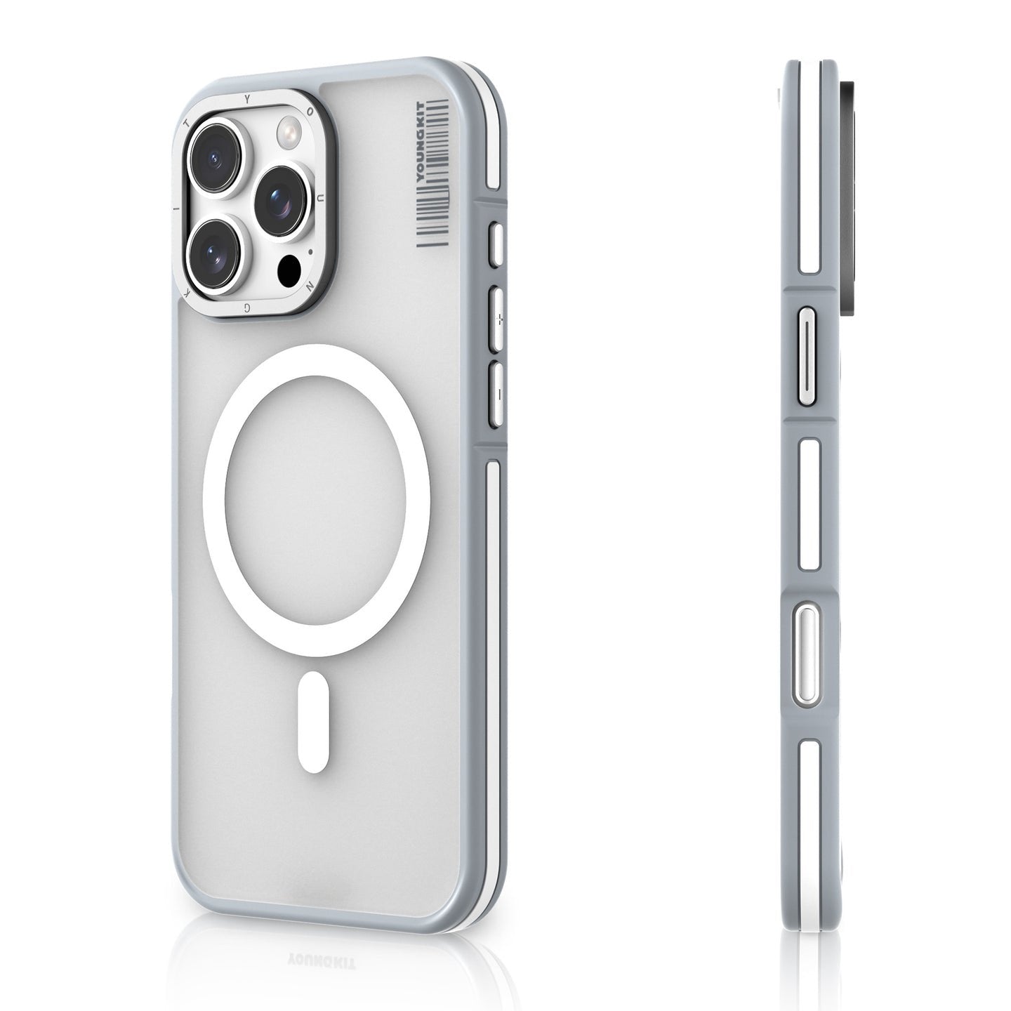 iPhone 16 Series Modish Rock Matte Texture Case