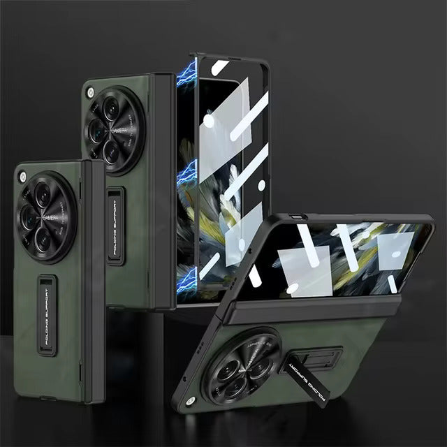 OnePlus Open Magnetic Closure PU Leather Case