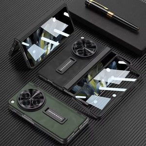 OnePlus Open Magnetic Closure PU Leather Case