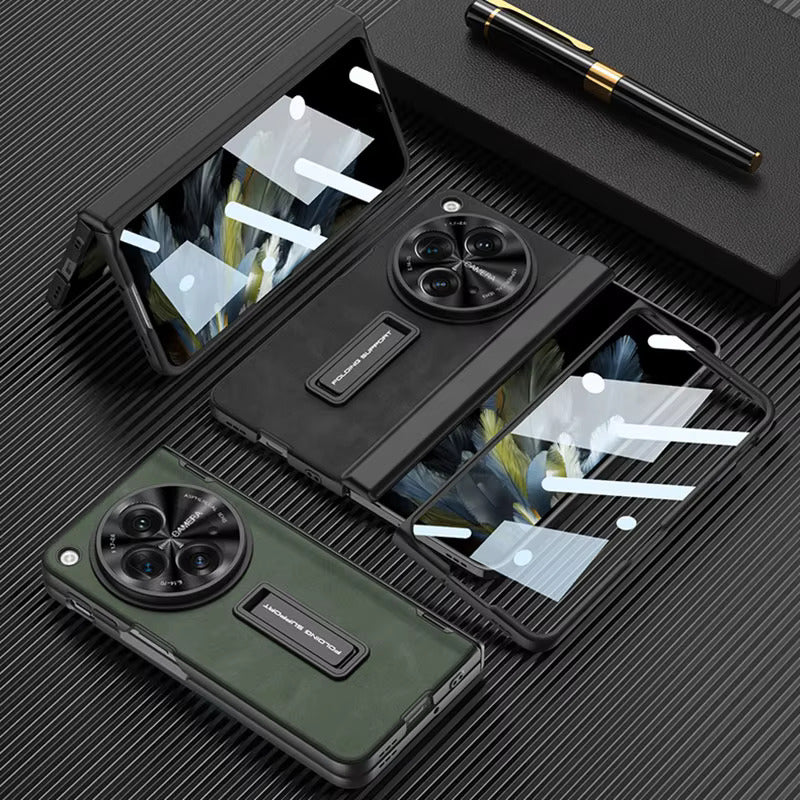 OnePlus Open Magnetic Closure PU Leather Case