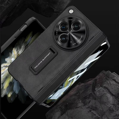 OnePlus Open Magnetic Closure PU Leather Case