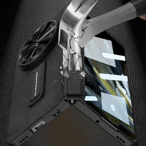 OnePlus Open Magnetic Closure PU Leather Case