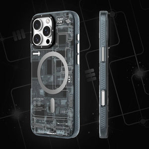 YOUNGKIT Futuristic Circuit Shield MagSafe Case - iPhone