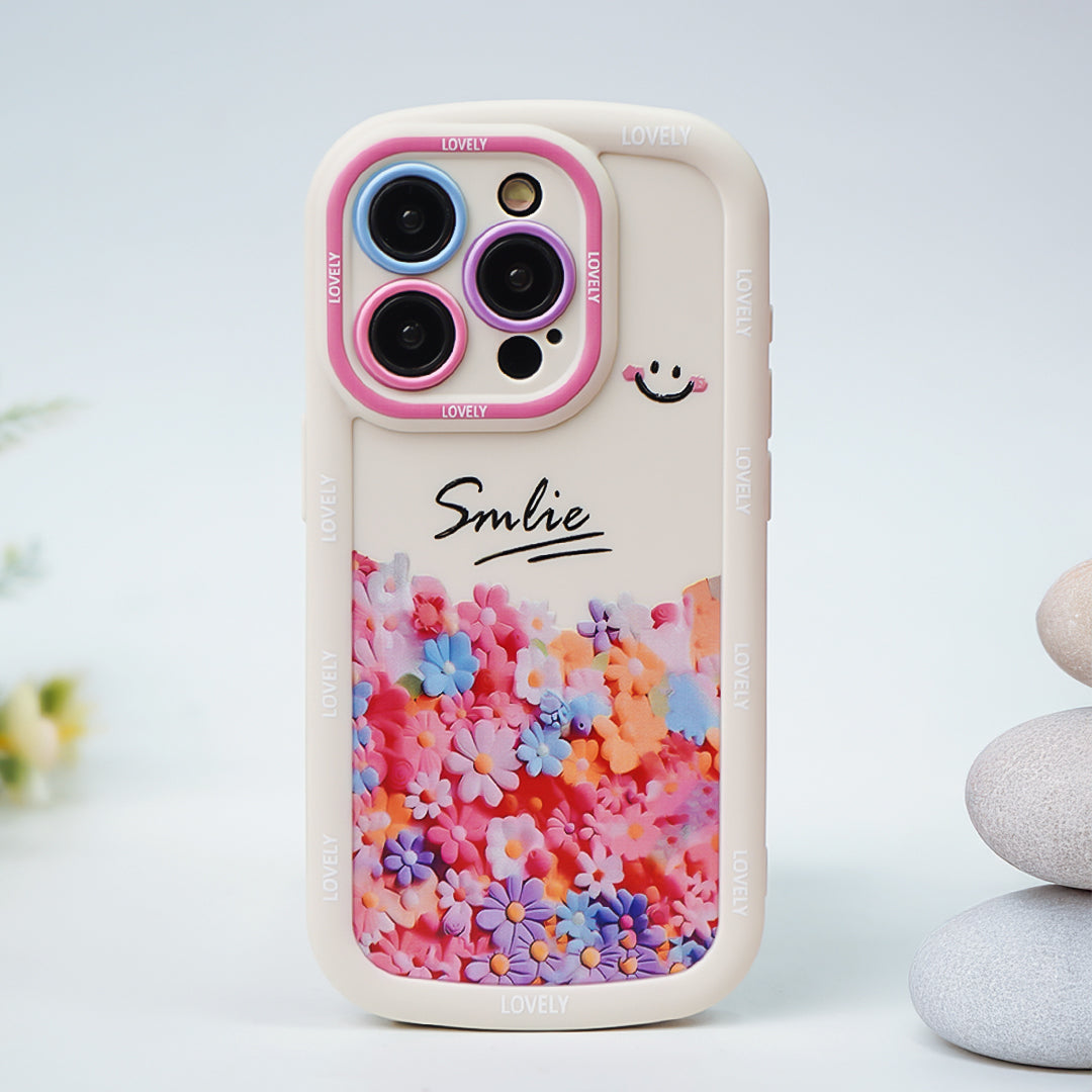 Charming Floral Bloom Smile Case