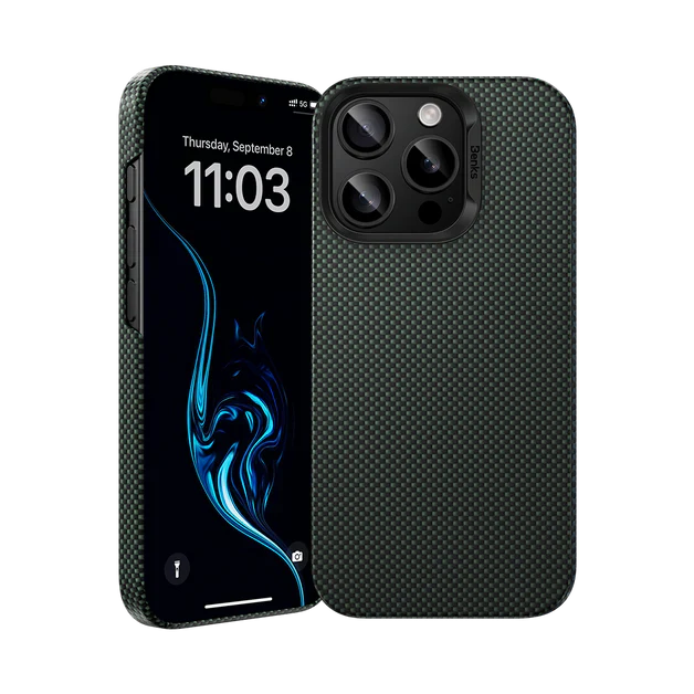 BENKS Fortress Carbon Fiber Armor Case - iPhone