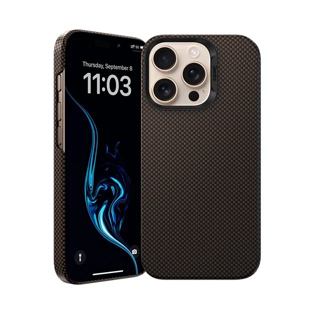 BENKS Fortress Carbon Fiber Armor Case - iPhone