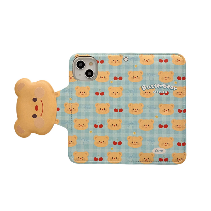 Adorable Butter Bear Folding Case