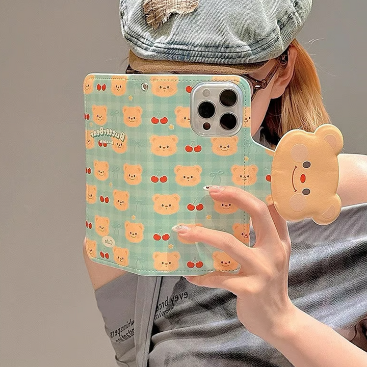 Adorable Butter Bear Folding Case