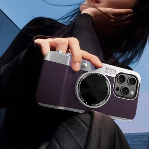 iPhone 14 Series Retro Camera Lens Aesthetic Case