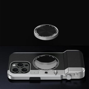 iPhone 14 Series Retro Camera Lens Aesthetic Case
