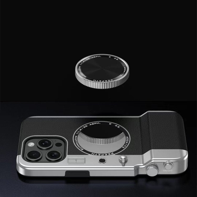 iPhone 15 Series Retro Camera Lens Aesthetic Case