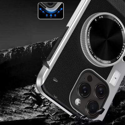 iPhone 15 Series Retro Camera Lens Aesthetic Case