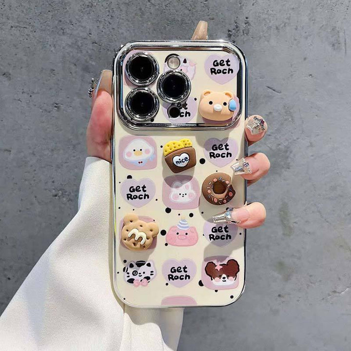 Cartoon Bear Doll Window Camera Case