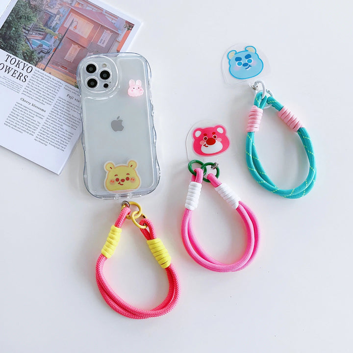 Playful Bunny Bear Cute Phone Charm