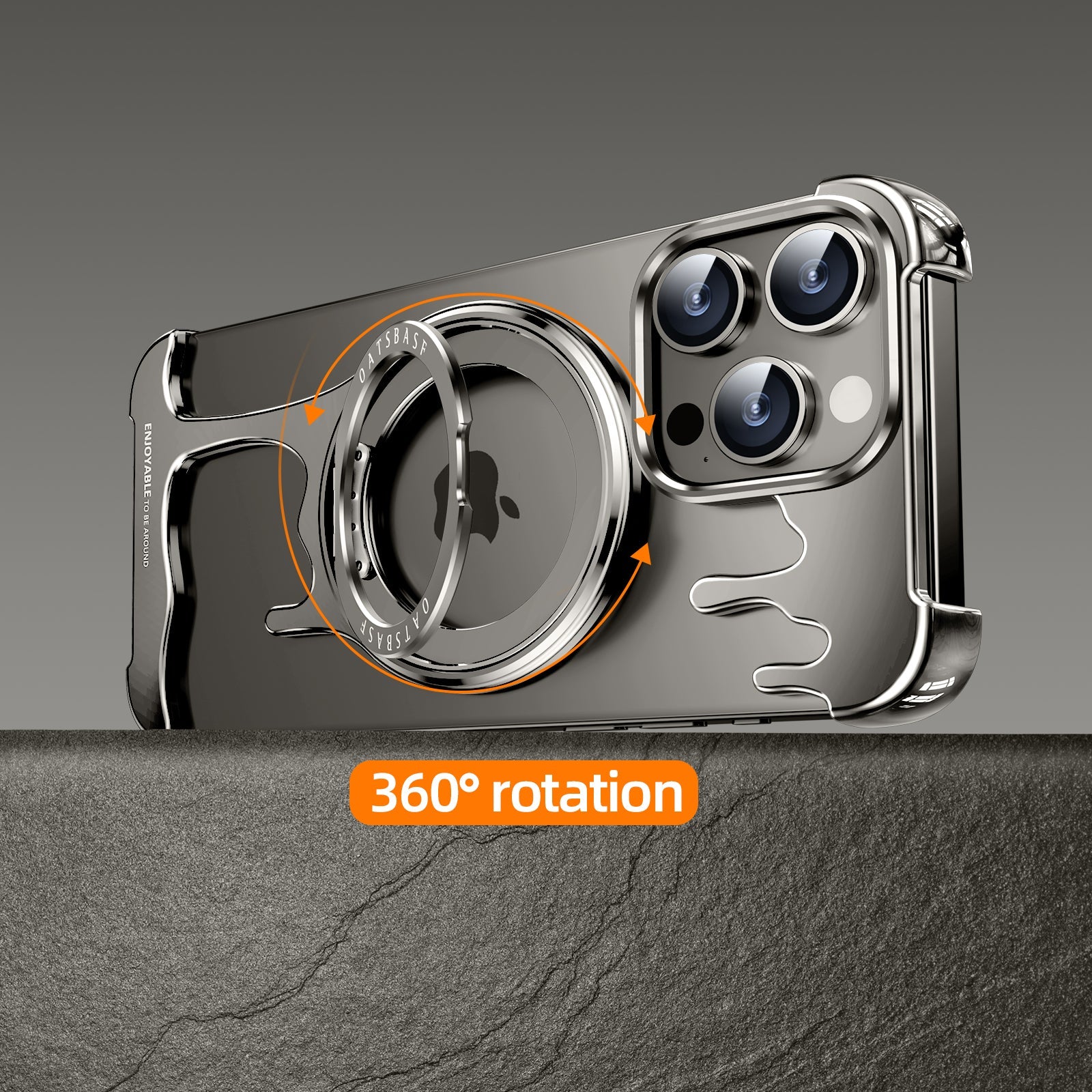 Infinite Twist Bracket Metal Case - iPhone