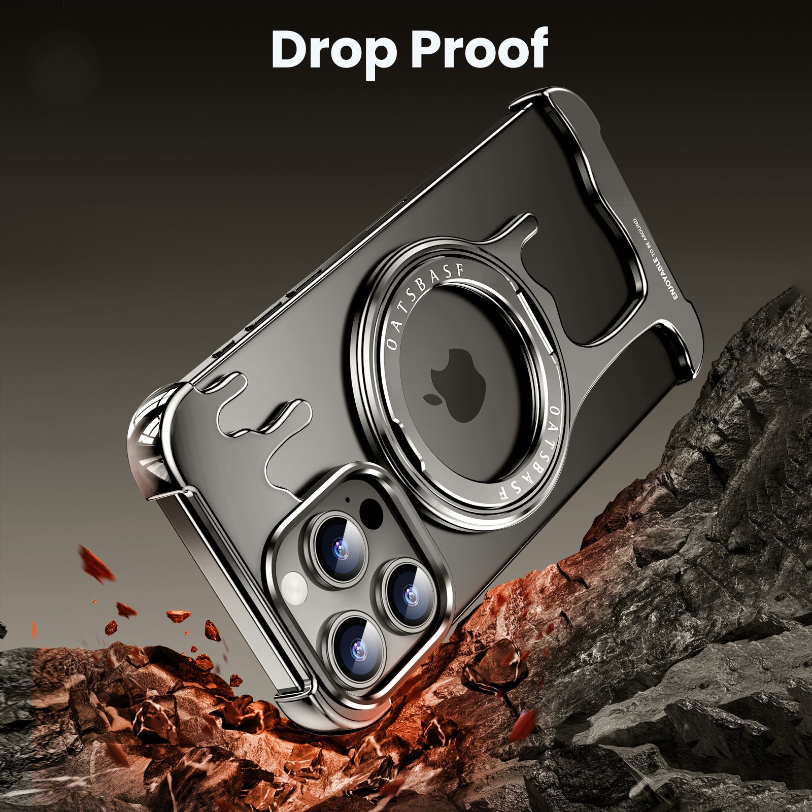 Infinite Twist Bracket Metal Case - iPhone