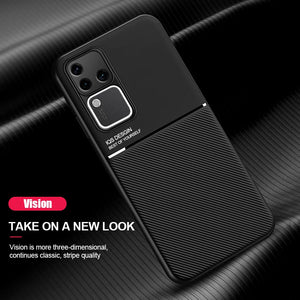 Modern Leather Pattern Slimline Case - Vivo