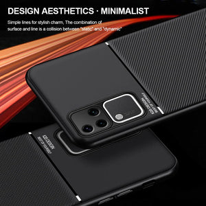Modern Leather Pattern Slimline Case - Vivo