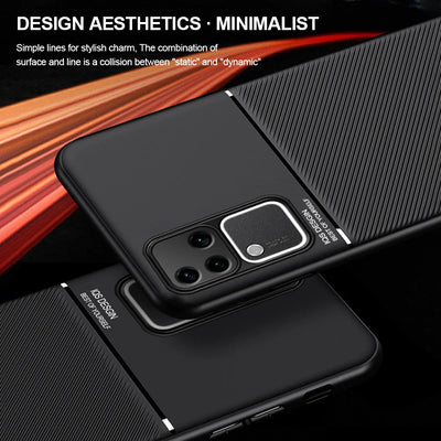 Modern Leather Pattern Slimline Case - Vivo