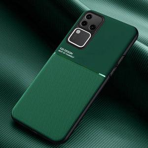 Modern Leather Pattern Slimline Case - Vivo