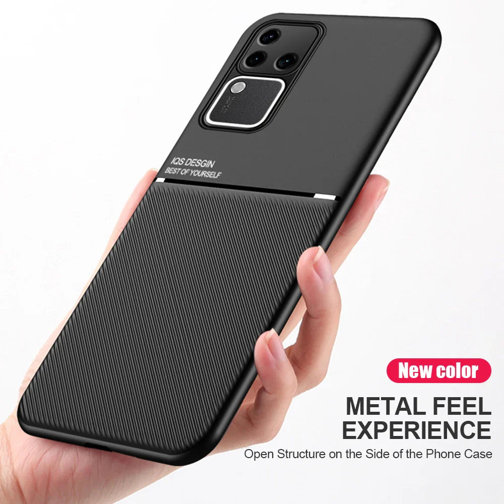 Modern Leather Pattern Slimline Case - Vivo