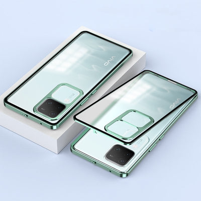 Frosty Dual Layer Metal Armor Case - Vivo