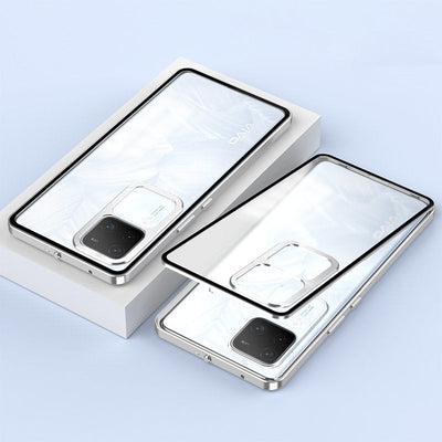 Frosty Dual Layer Metal Armor Case - Vivo