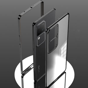 Frosty Dual Layer Metal Armor Case - Vivo