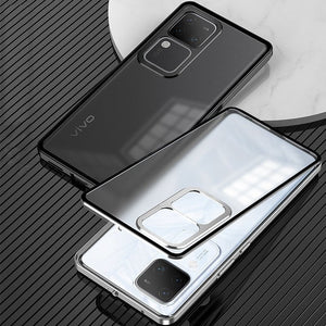 Frosty Dual Layer Metal Armor Case - Vivo