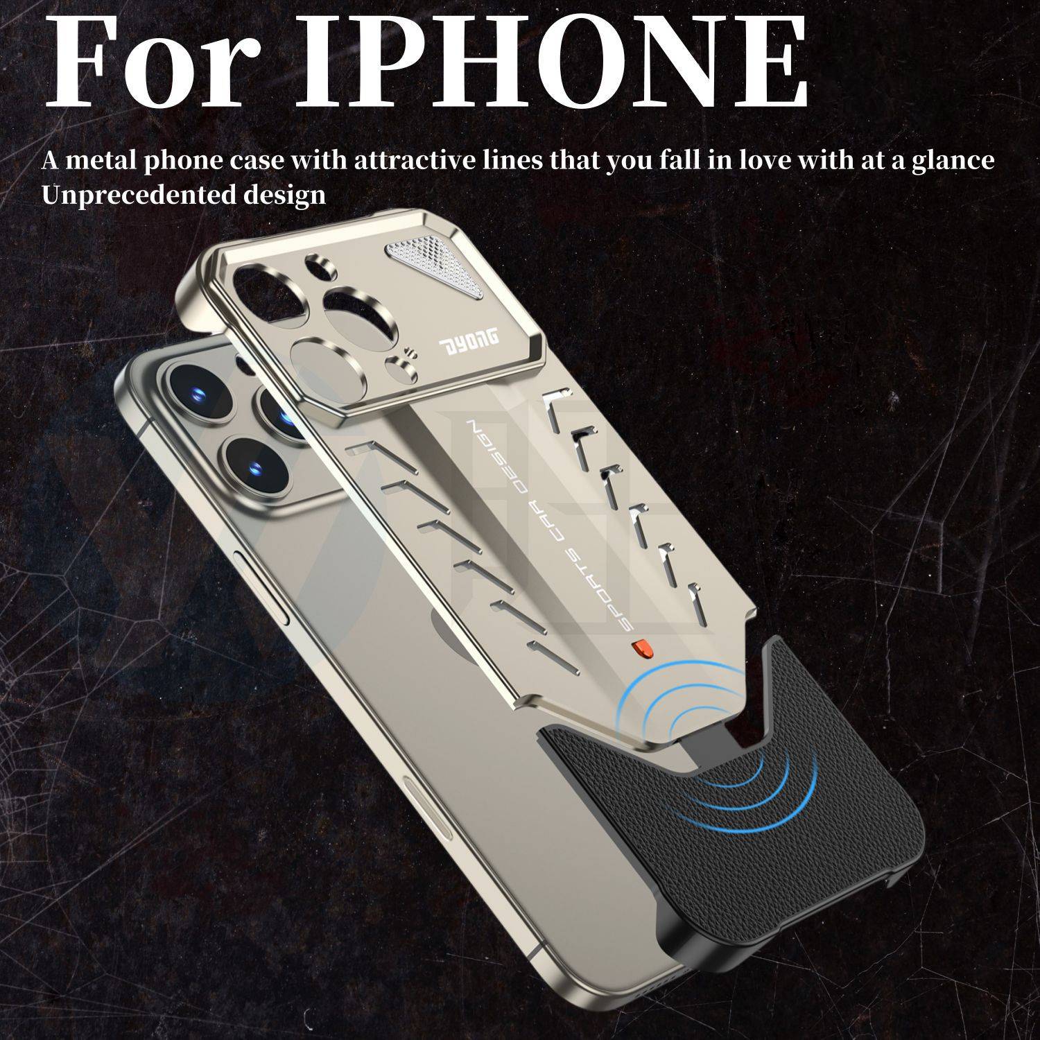 Futuristic Cyber Armor Shield Case - iPhone