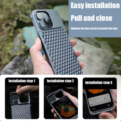 iPhone 16 Series Aero Mesh® Metallic Hybrid Case