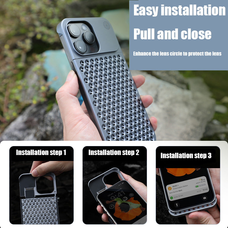 iPhone 16 Series Aero Mesh® Metallic Hybrid Case