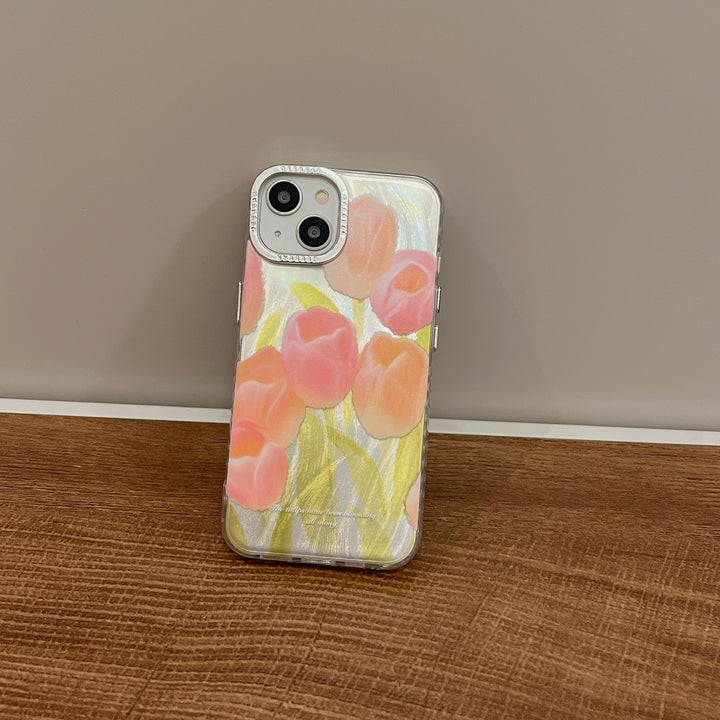 Spring Blossom Tulip Watercolor Case