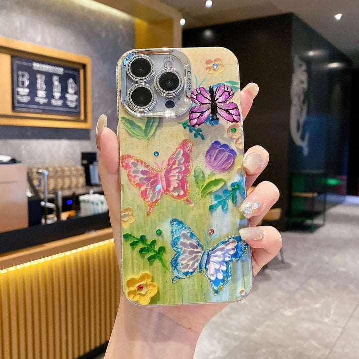 Lush Meadow Garden Butterfly Case