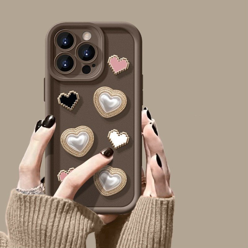 Hypnotic 3D Heart Love Decor Case